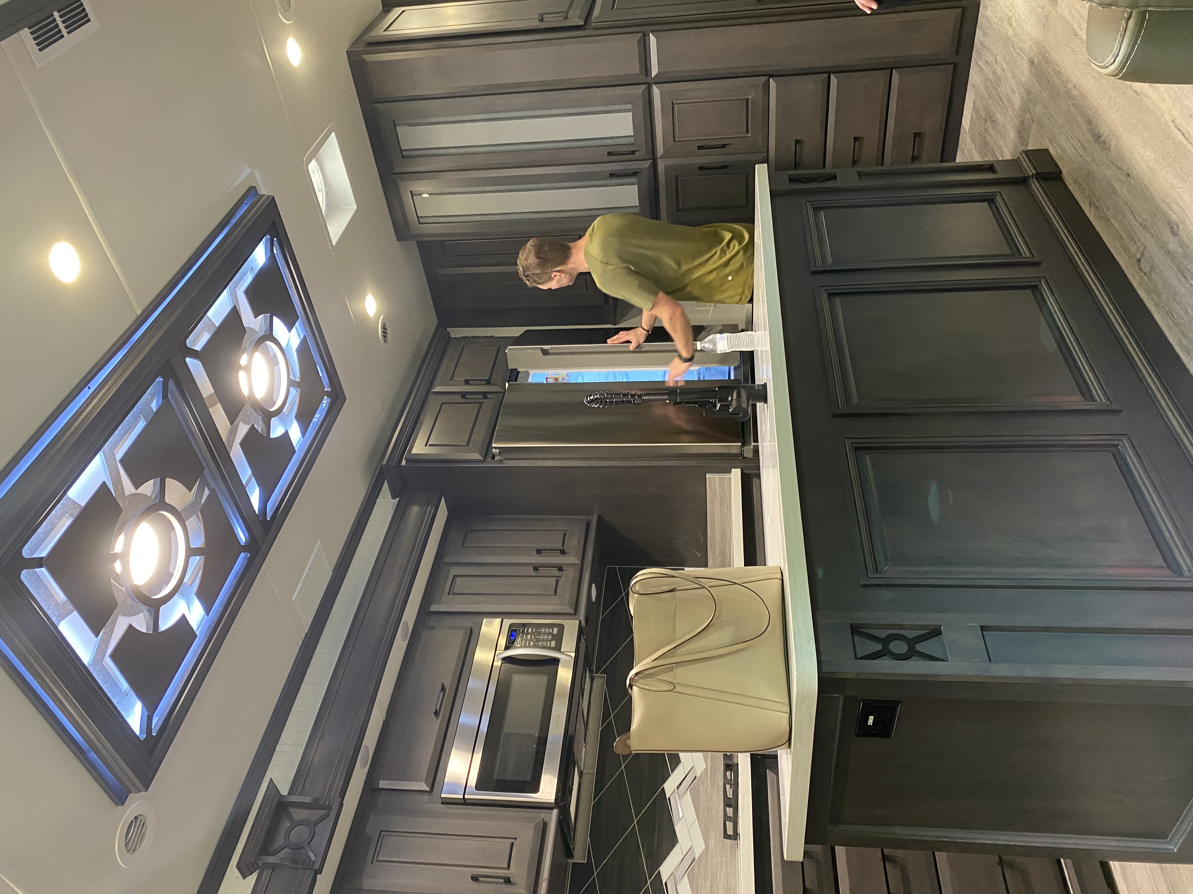 Kitchen with stainless appliances